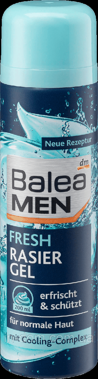 Чоловічий гель для гоління Balea men fresh rasier gel освіжний 200мл