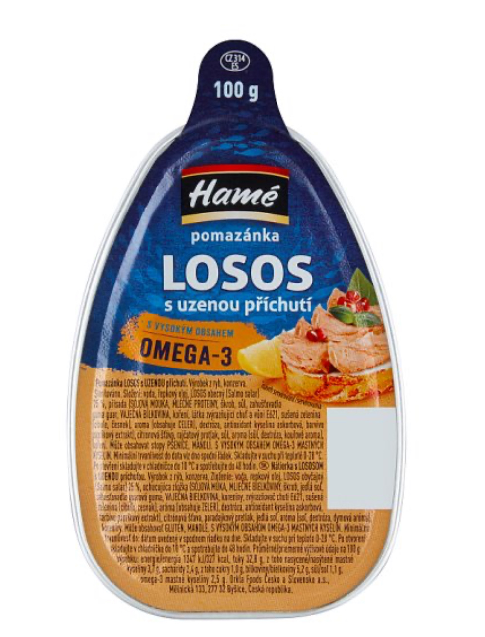 Паштет Hame з лосося 100г