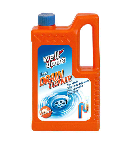 Засіб WellDone для прочищення засмічень у трубах 1л