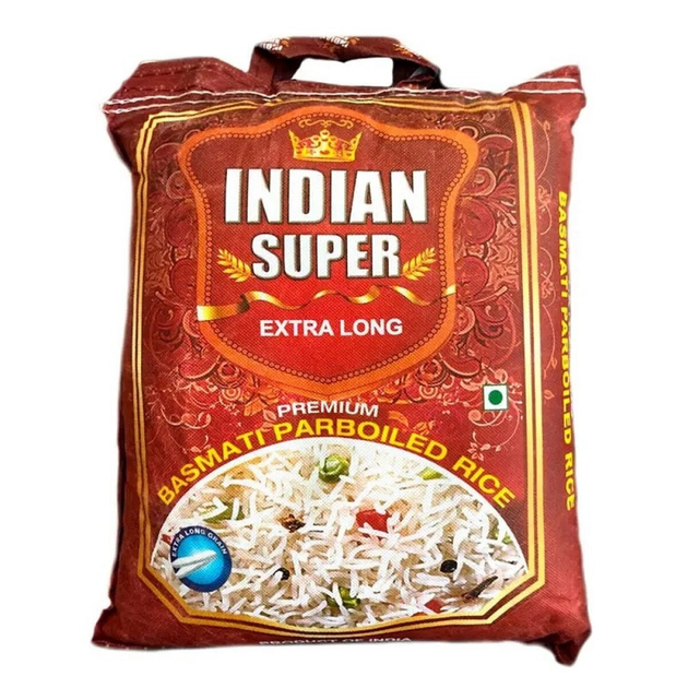 Рис басматі індійський пропарений Indian Super Extra Long 1 кг