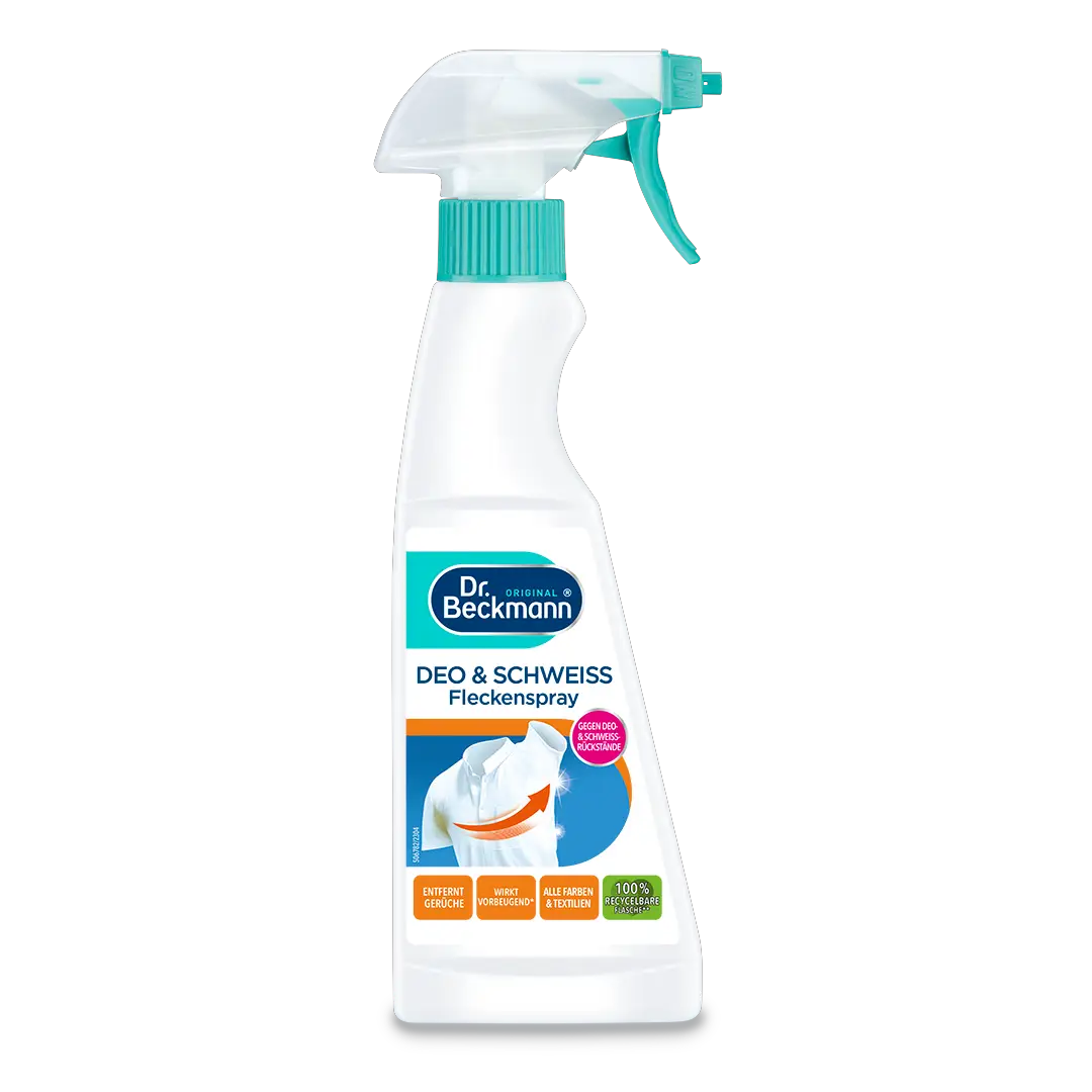 Засіб від слідів дезодорантів та поту на одязі Dr.Beckmann Fleckenspray Deo Schweiss 250мл