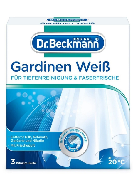 Відбілювач для штор та гардин Dr. Beckmann Gardinen WeiB 3х40гр