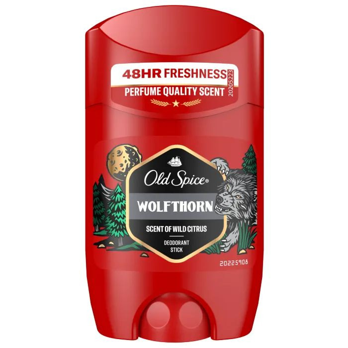 Дезодорант-стік Чоловічий Old Spice Wolfthorn Scent Wild Citrus Deodorant Stick 48h Freshness Олд Спайс Вульфторн Дикий Цитрус 50г