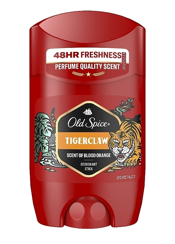 Дезодорант-стік Чоловічий Old Spice Tigerclaw Scent Blood Orange Deodorant Stick 48h Freshness Олд Спайс Лапа Тигра Апельсин 50г