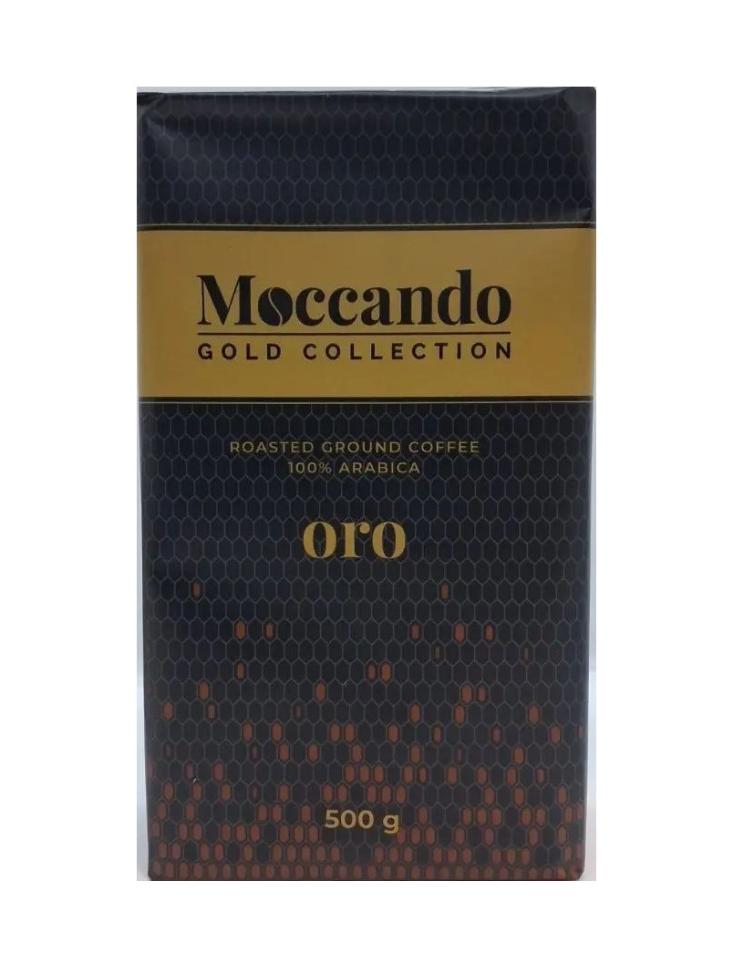 Кава мелена Moccando Gold Selection Oro Roasted ground coffee 100% Arabica Моккандо Голд Оро Арабіка 500г