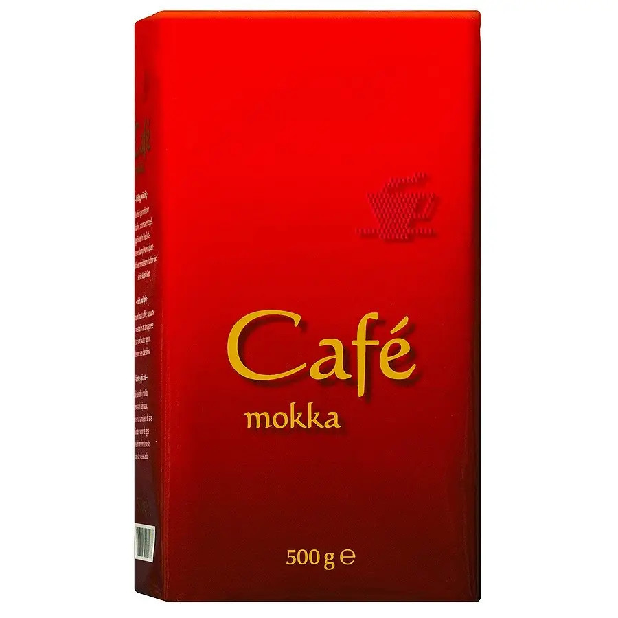 Кава мелена RostFein Cafe Mocca Rich&Spicy ground Coffee Arabica Robusta Кафе Мокка купаж Арабіки Темна обжарка 500г