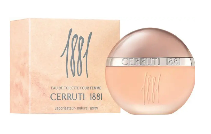 Парфумована вода Жіноча Cerruti 1881 eau de toilette pour Femme Natural Spray Серутті 1881 Коробка 50мл