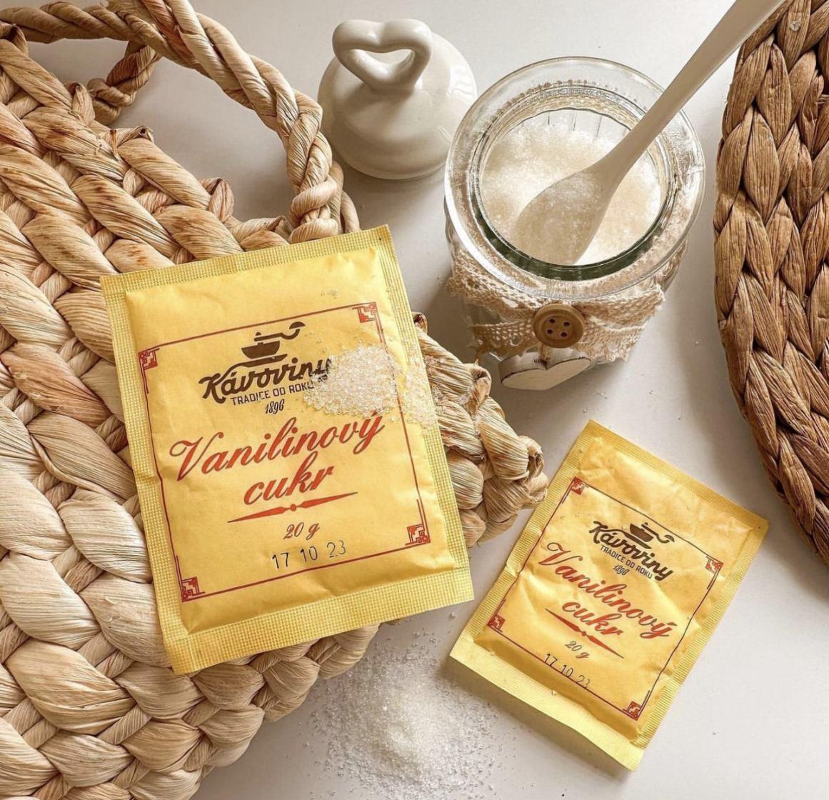 Ванільний цукор Kavoviny Vanilinovy Cukr Vanillincukor для випічки 10шт 20г