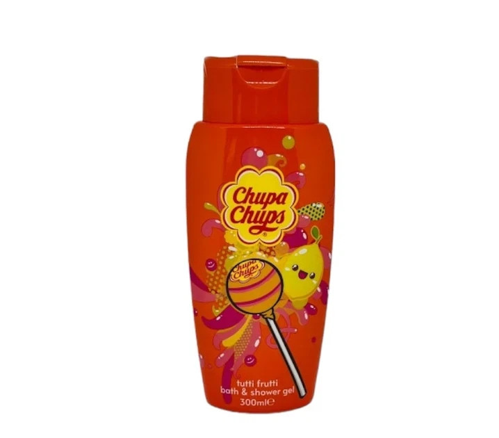 Гель для душу Дитячий Chupa Chups bath and shower Gel Tutti Frutti Чупа Чупс аромат Жуйки Тутті Фрутті від Трьох років 300мл