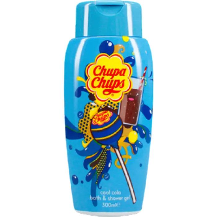 Гель для душу Дитячий Chupa Chups bath and shower Gel Cool Cola Чупа Чупс аромат Холодна Кока Кола від Трьох років 300мл