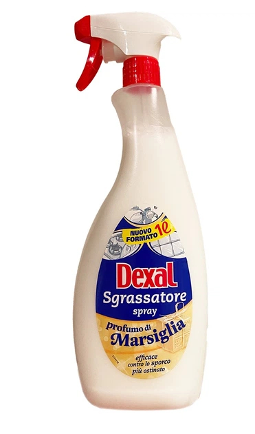 Універсальний спрей проти жиру Dexal Sgrassatore spray Profumo di Marsiglia парфумований Дексал Марсельське мило 1л
