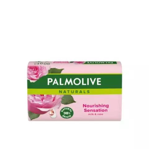 Мило для Тіла Palmolive Naturals Nourishing Sensation Natural 98 Origin Milk&Rose Палмолів щоденне Молоко з Трояндами Кускове 90г