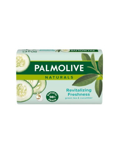 Мило для Тіла Palmolive Naturals Revitalizing Fresh Natural Origin GreenTea&Cucumber Палмолів Відновлення зволоження Кускове 90г