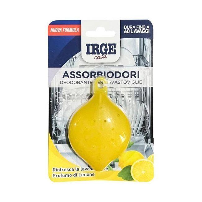 Поглинач запахів та Ароматизатор Посудомийних машин Irge casa Assorriodori Deodorante Limono Ірге дезодорант Лимон 60циклів