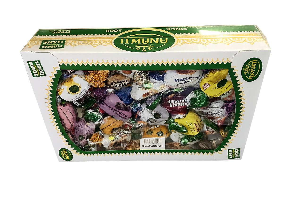 Набір Цукерки асорті з Сухофруктами та горіхами Amanti Hand Made Candy Sweets Mix Аманті Мікс в обгортках Коробка 1000г